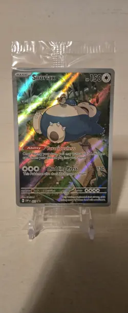 Sealed Snorlax SVP 051 Black Star Promo Pokemon Scarlet & Violet 151 ETB Holo - Image 1