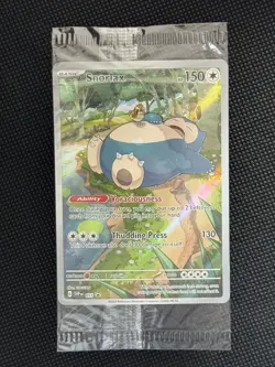 Pokemon TCG Snorlax SVP051 Scarlet & Violet 151 ETB Full Art Promo SEALED A - Image 1