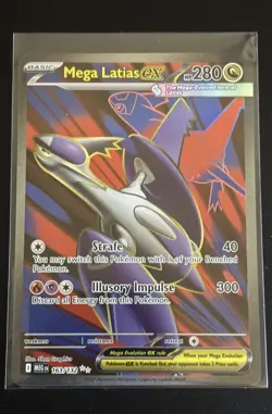 Pokemon TCG Mega Latias EX Full Art Ultra Rare Card 163/132 - Image 1