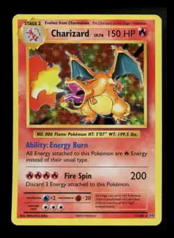 #2 Charizard 11/108 XY Evolutions 2016 Holo Rare Pokemon Card TCG - Image 1