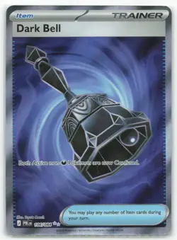 Dark Bell 106/86 Full Art Trainer Pokemon TCG Pitch Black ME:05 - Image 1