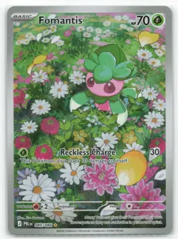 Fomantis 085/084 Illustration Rare Pitch Black Pokemon Holo Near Mint - Image 1