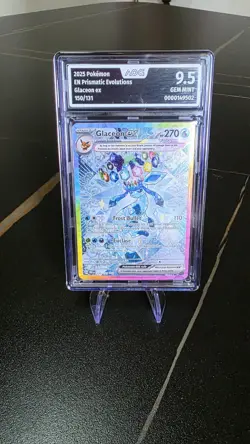 Pokemon 150/131 Glaceon Ex Prismatic Evolutions (SIR) ☆AOG 9.5☆Englisch - Image 1