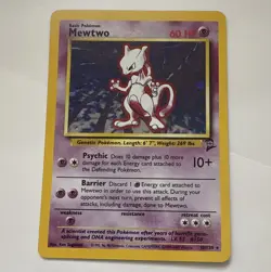 Mewtwo 10/102 Base Set Holo Rare English 60 HP Basic Ken Sugimori - Image 1