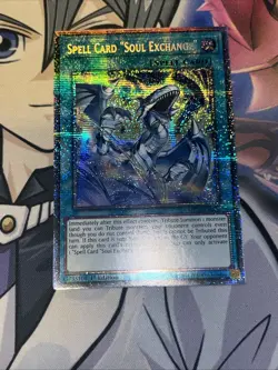 Yu-Gi-Oh MP25-EN007 Spell Card “Soul Exchange” Starlight Rare - Image 1