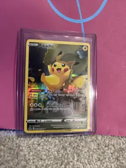 Pokemon Pikachu GG30/GG70 Crown Zenith Collectible Card Galarian Gallery - Image 1