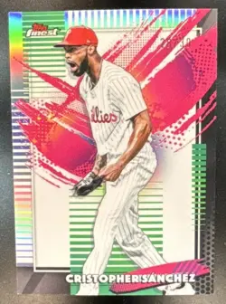 2026 Topps Finest Cristopher Sanchez Rare White /30 #226 Philadelphia Phillies - Image 1