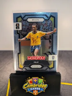 2026 Panini Prizm Monopoly World Cup - Base Card #16 - (Pele) Brazil - Image 1