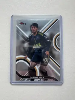 2022 Topps Finest MLS Carlos Vela #1 Soccer Card Major League Los Angeles FC LAF - Image 1