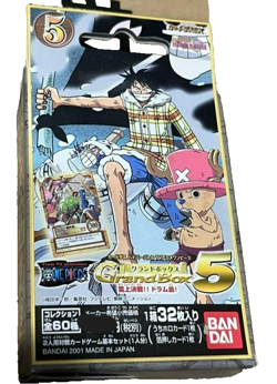 One Piece Carddas Grand Box 5 Drum Island Snow Battle / Vintage 2000s / Unopened - Image 1