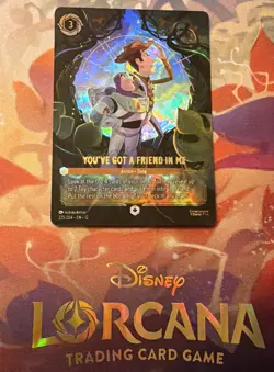 🔥 🔥 LORCANA WILDS UNKNOWN You've Got A Friend In Me Enchanted 225/204 🔥 🔥 - Image 1