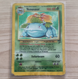 Pokemon TCG Venusaur 018/130 Base Set 2 Holo Rare HP - Image 1