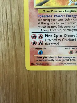 Pokemon TCG Charizard 4/102 Celebrations 25th Anniversary Holo Card NM Condition - Image 5