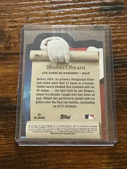 2025 Topps The Nice List Shohei Ohtani Dodgers MNL-2 - Image 3