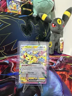 Pokemon TCG Pikachu EX Surging Sparks Double Rare Card 057/191 NM/MT Condition - Image 1