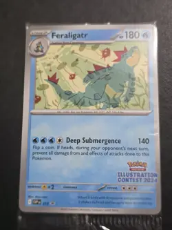 feraligatr 213 illustration contest 2024 promo Sealed - Image 1