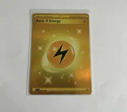 Pokemon TCG Basic Lightning Energy Scarlet Violet-Base, Hyper Rare Card 257/198 - Image 1