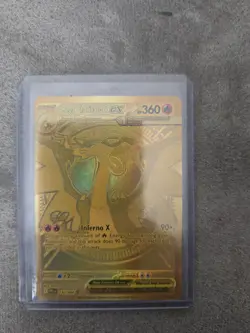 Mega Charizard X EX Gold 130/094 Pack Fresh Mint Pokemon TCG Phantasmal Flames - Image 1