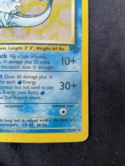Pokemon TCG Vaporeon Jungle 12/64 Holo Unlimited Holo Rare - Image 5