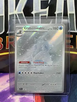 Crabominable 149/142 - Illustration Rare - Stellar Crown - Pokemon NM+ - Image 1