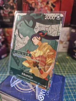 One Piece TCG Kikunojo OP14-023 2026 Winner Stamped Alt Art Promo - Image 1