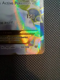 Pokemon TCG Thundurus EX 98/108 Roaring Skies Ultra Rare Holo English 2015 - Image 4