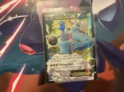 Pokemon TCG Thundurus EX Roaring Skies 98/108 Full Art Ultra Rare - Image 2