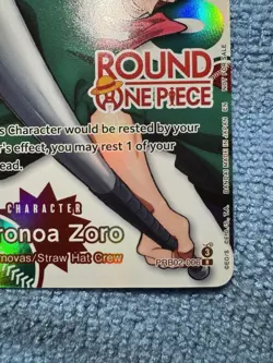 Roronoa Zoro One Piece Card Game English Round 1 promo - Image 3