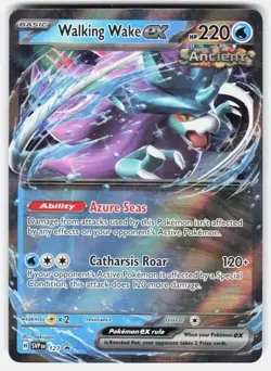 Pokemon tcg SV: Scarlet & Violet Promo Cards Walking Wake ex NM - Image 1