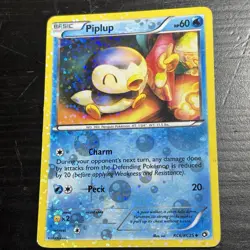Piplup RC6/RC25 Pokemon Legendary Treasures Reverse Holo Uncommon Card 2013 LP- - Image 1