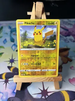 Pokemon Card Pikachu 049/203 Evolving Skies Reverse Holo Rare L/P - Image 1