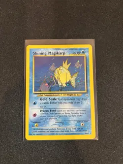 Pokemon TCG Shining Magikarp Neo Revelation Holo Card 66/64 Light Play Condition - Image 1