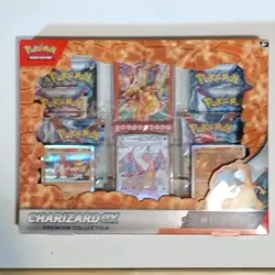 Pokemon TCG Charizard ex Premium Collection Box 65 Cards English 2024 Booster - Image 1