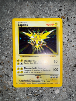 Pokemon TCG Cards Zapdos 16/102 Base Set Holo Rare NM-M - Image 5