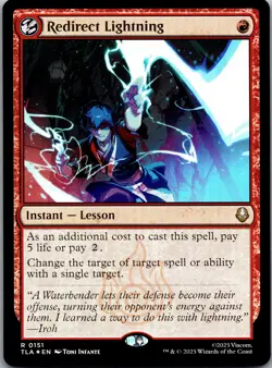 Redirect Lightning 151 Foil Rare Prerelease Cards Magic: The Gathering NM - Image 1