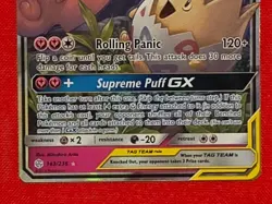 Togepi & Cleffa & Igglybuff GX Holo 143/236 SM - Cosmic Eclipse Pokemon Card NM - Image 2