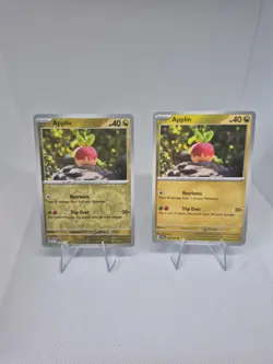 Applin 138/191 Yuka Morii Reverse Holo & Common Surging Sparks Pokemon Card - Image 1