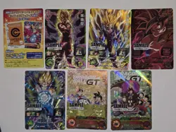 SUPER DRAGON BALL HEROES Sample Card Set UGM6 LP All Have Small Indents - Image 1