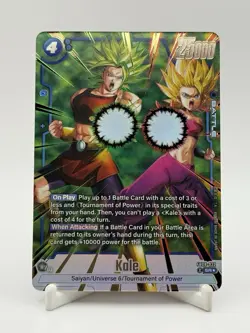 Kale FB08-032 Alternate Art Saiyan's Pride Dragon Ball English Card Fusion World - Image 1