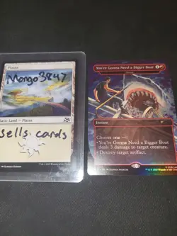 JAWS NM Abrade You're Gonna Need A Bigger Boat Rainbow FOIL MTG Secret Lair - Image 3