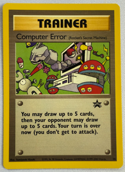 Computer Error (Rocket's Secret Machine) 16/53 Wotc Promo Vintage Pokemon Card - Image 2