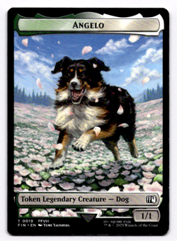 Angelo // Darkstar Double-Sided Token FINAL FANTASY - MTG NM 19 // 20 - Image 1