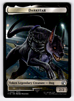 Angelo // Darkstar Double-Sided Token FINAL FANTASY - MTG NM 19 // 20 - Image 2
