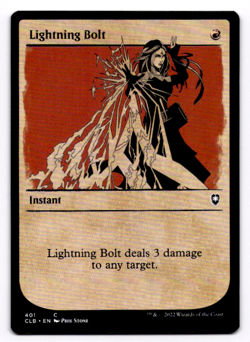 Lightning Bolt (Showcase) Commander Legends: Battle for Baldur's Gate - MTG - Image 1