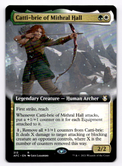 Catti-brie of Mithral Hall (Extended Art) Commander: Adventures in the Forgotten - Image 1