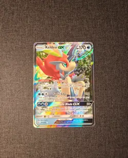 Pokemon TCG Keldeo GX 47/236 NM Holo Rare Unified Minds Kaldeo - Image 2