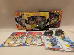 Pokemon TCG Sealed Box Lot: Crown Zenith, Infernape V, Electrode V & Blisters - Image 1