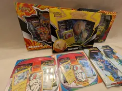 Pokemon TCG Sealed Box Lot: Crown Zenith, Infernape V, Electrode V & Blisters - Image 2