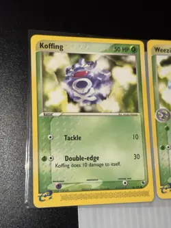 Koffing & Weezing NM Cards EX Ruby & Sapphire Set Pokemon Card - Image 4