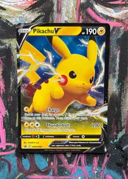 Pikachu V SWSH061 Sword & Shield Promos Promo NM Pokemon TCG - Image 1